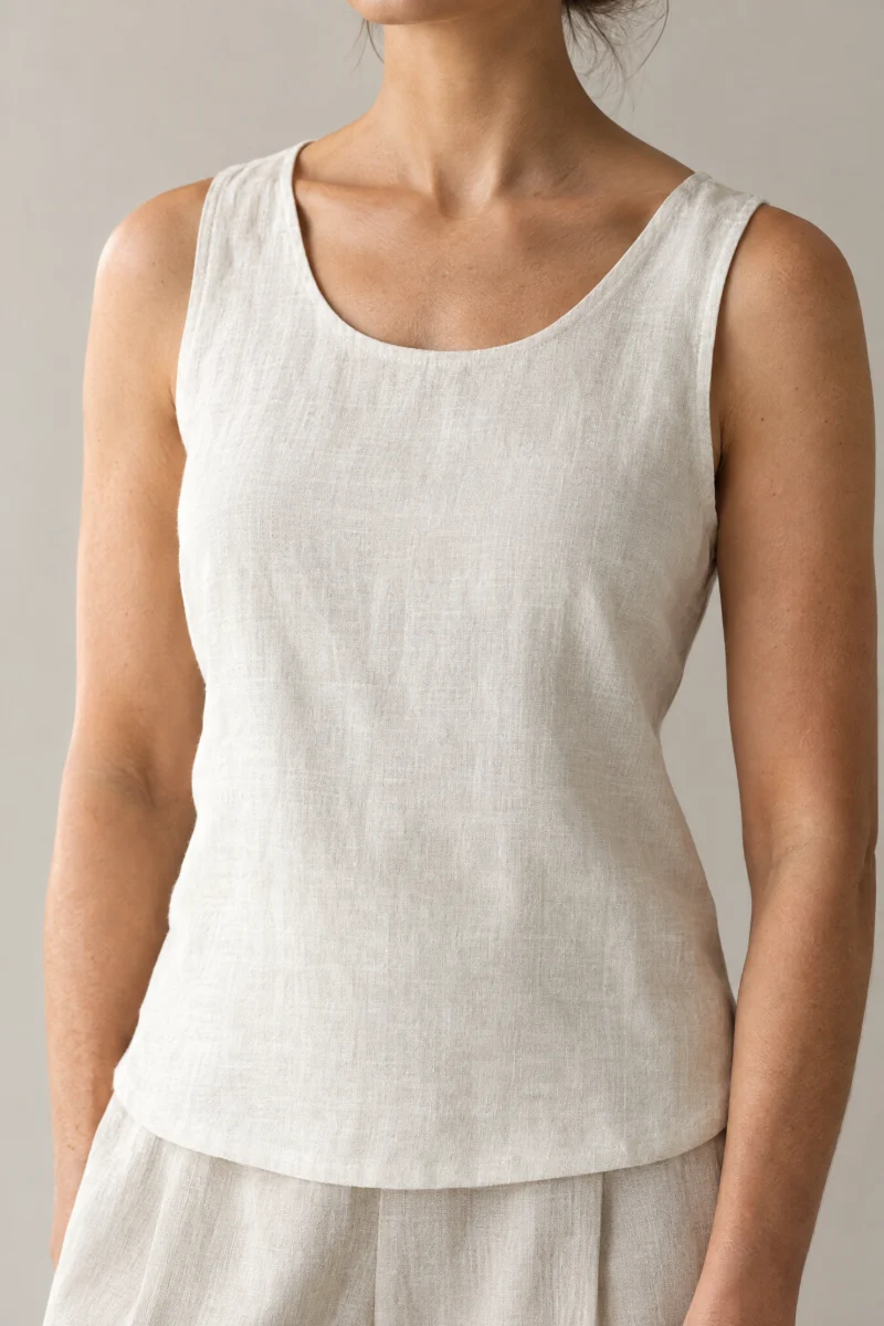 Arm lift results Manchester – smooth upper arms in a sleeveless top